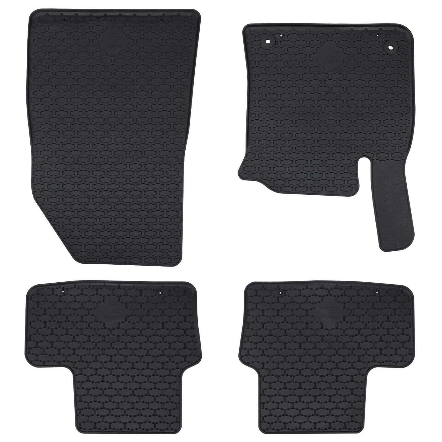 vidaXL Autofußmatte 4-Tlg Schwarz Geeignet für CAPTUR 2020- Gummi 42029158