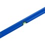 Blaue LUX Alu-Wasserwaage Classic, 80 cm Länge, mit horizontaler und vertikaler Libelle.