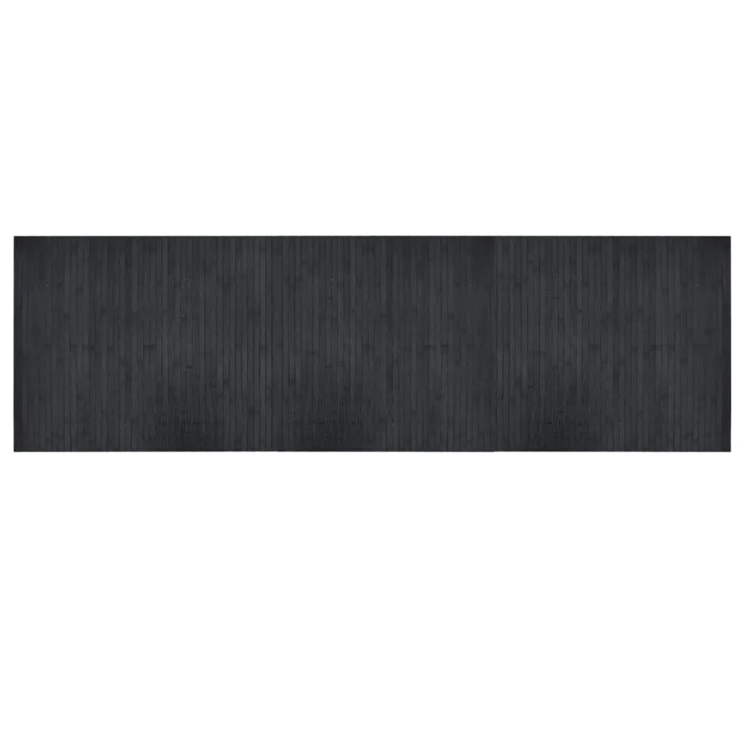 vidaXL Teppich Rechteckig Grau 60x200 cm Bambus 376718 günstig online kaufen