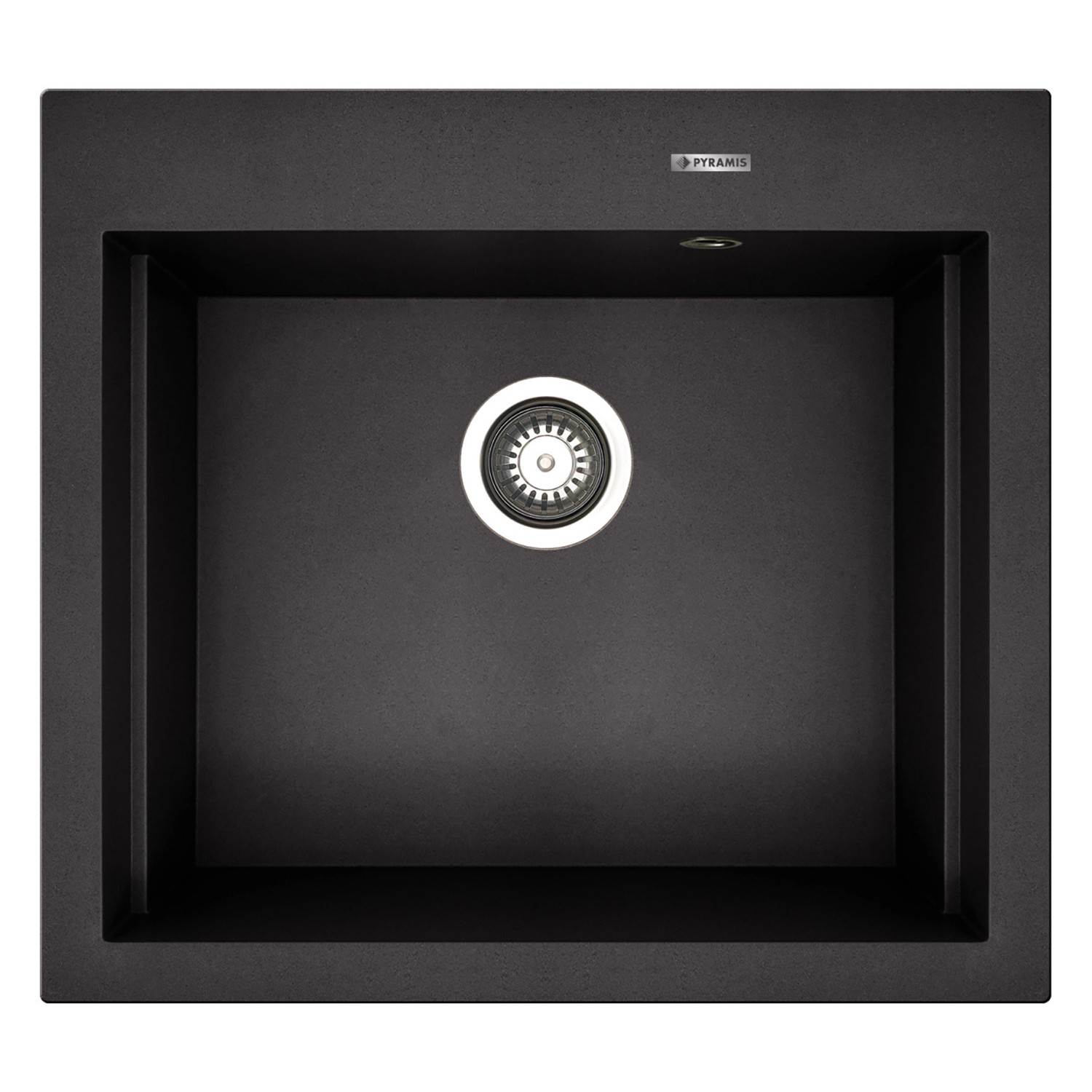 Pyramis Pyragranitespüle Siros 1B 57 cm x 51,5 cm Volcano