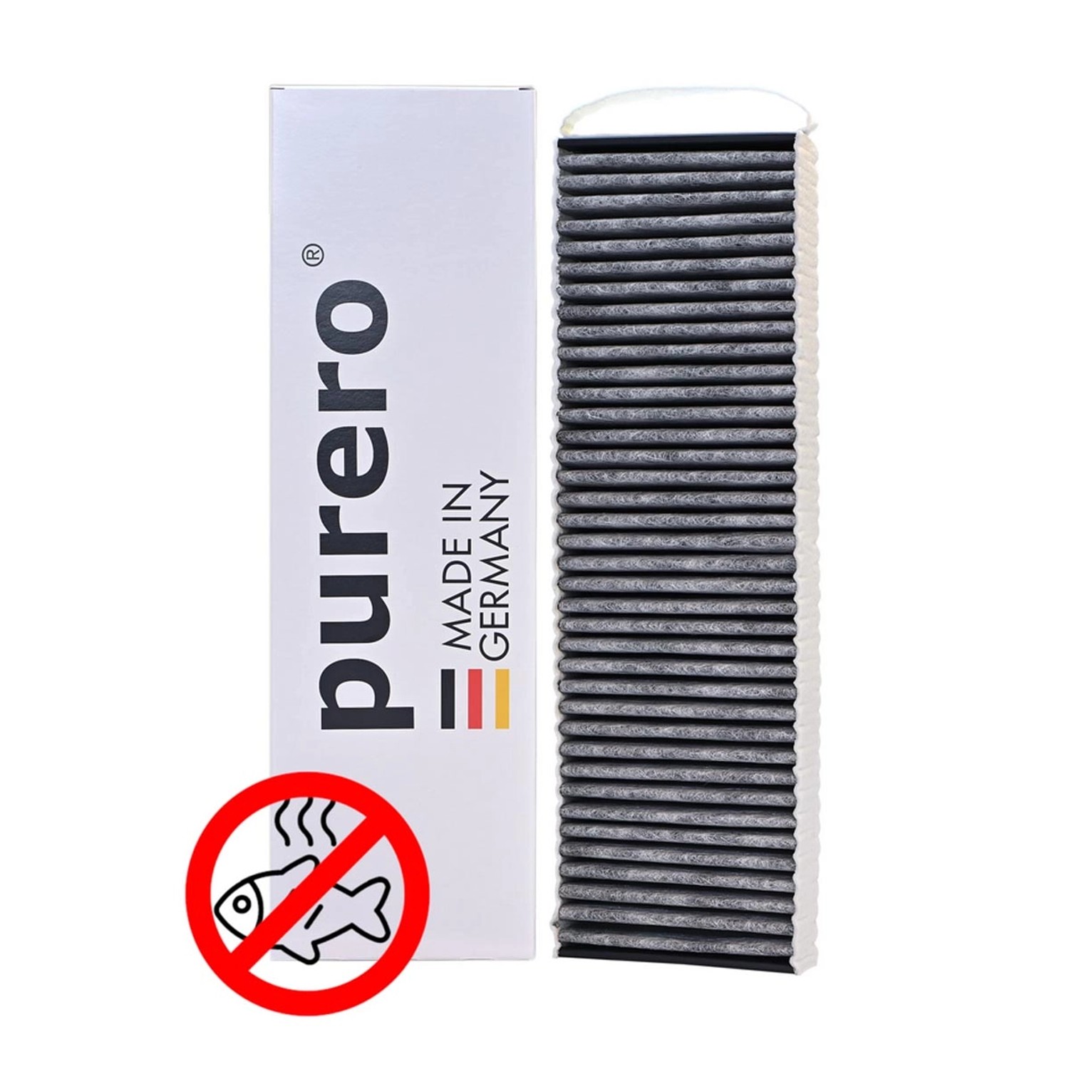 PURERO Premium Aktivkohlefilter Anti-Fisch für Bora PURE PUAKF