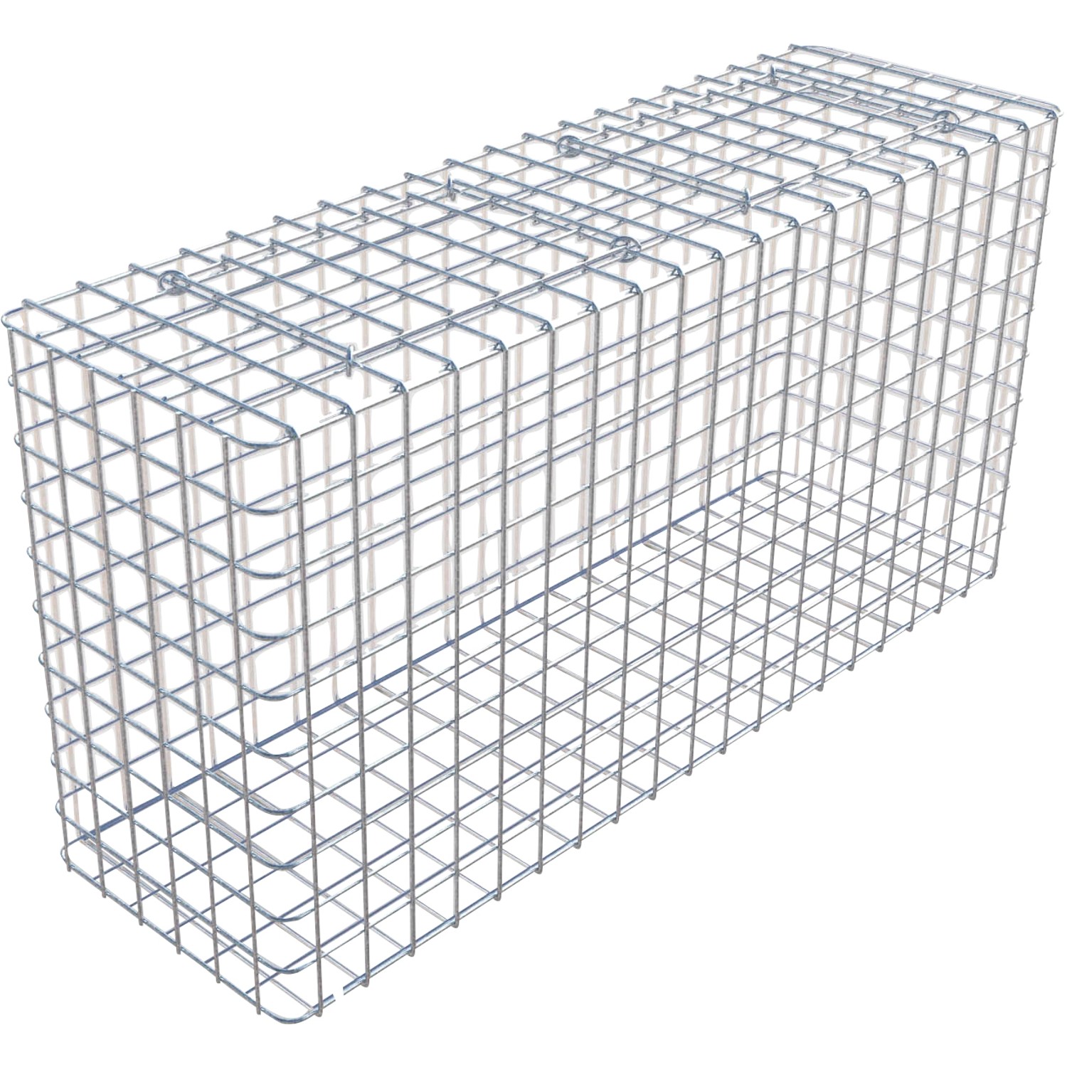 Thumbnail - Gabiona Gabione feuerverz 52 x 102 x 32 cm Maschenw 5 x 5 cm