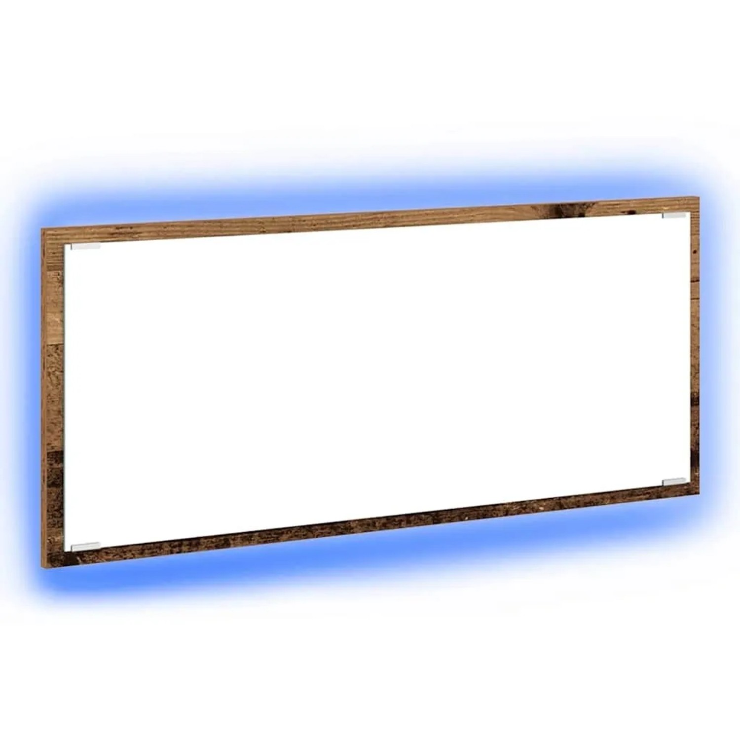 vidaXL Spiegel Wandmontiert Altholz 90 x 8,5 x 37 cm Holzwerkstoff 875419