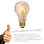 Satisfire LED Filament Glühbirne, warmweiß, für Partylichterkette & Weihnachtsbeleuchtung.