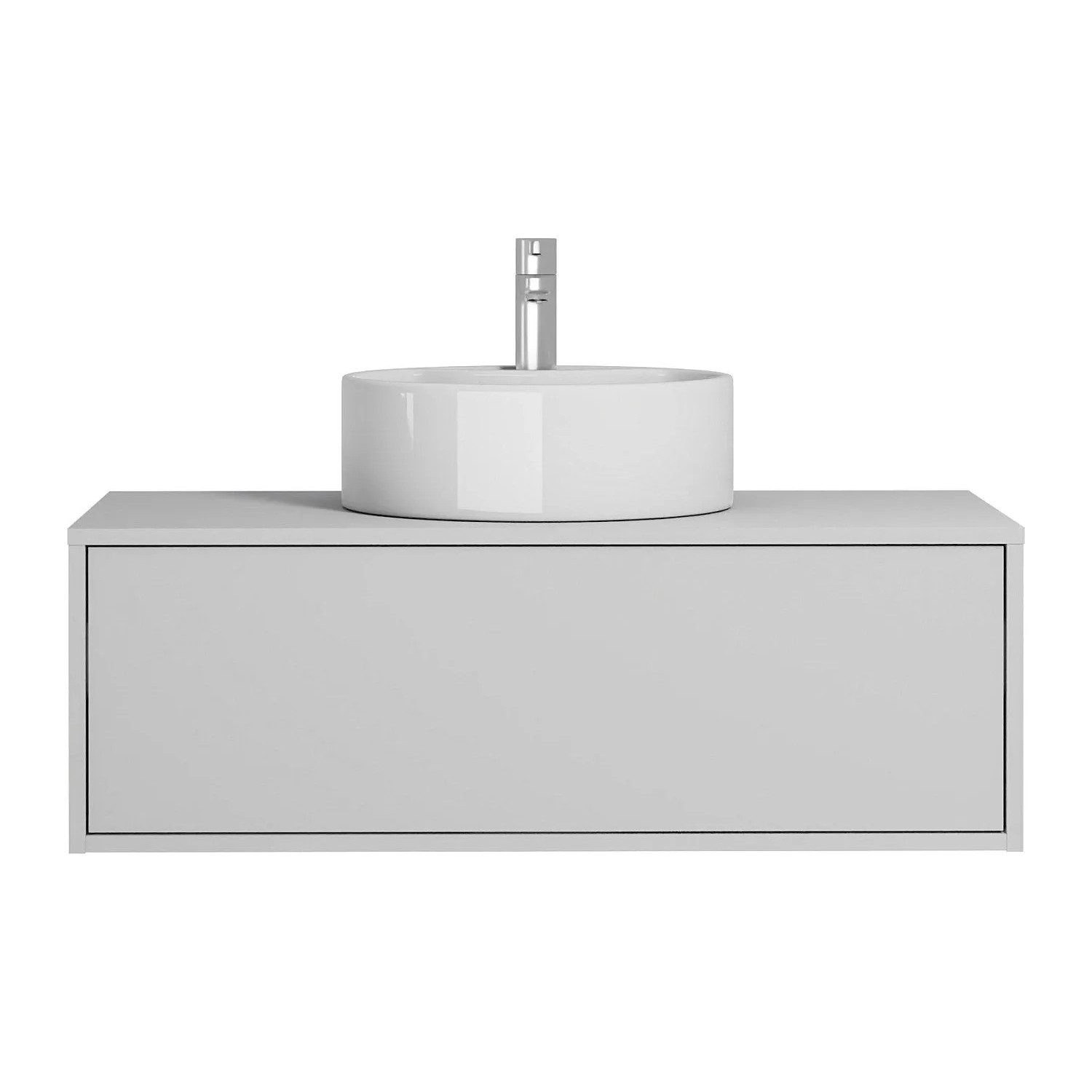 Vente-unique Einzelwaschtisch Teana Weiß 94 cm