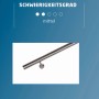 Handlaufset Kompakt Edelstahl V2A, 1200 mm, mit verschweißten Konsolen.