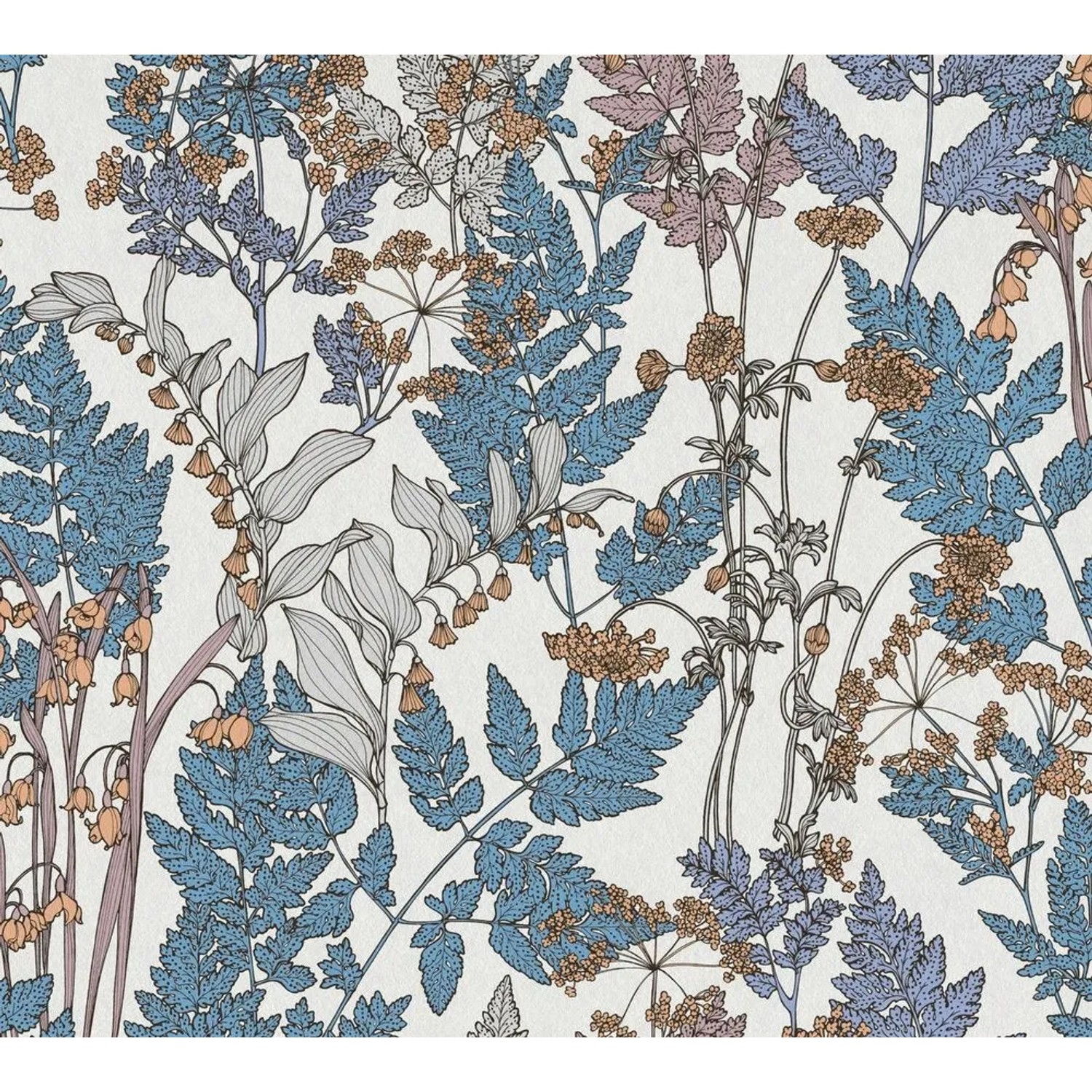 Tadessi Tapete Floral M1-No.1436 Vliestapete in Creme