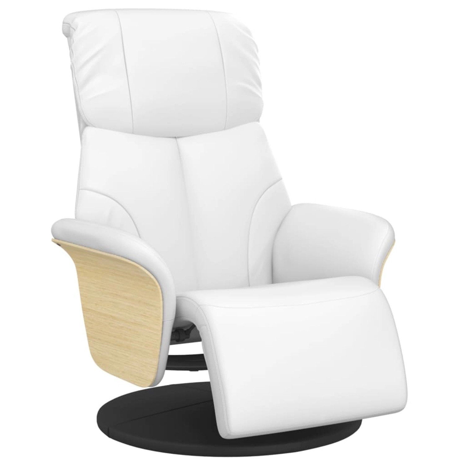 vidaXL Relaxsessel mit Fußteil Weiß Kunstleder 356630 günstig online kaufen