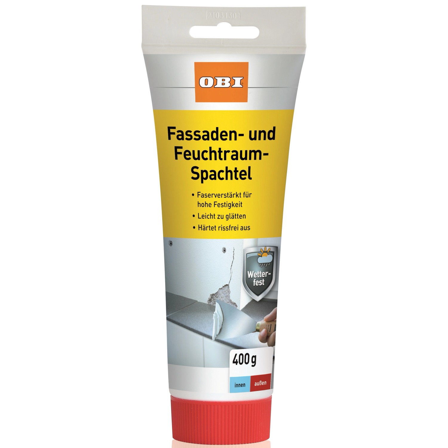 OBI Fassaden- und Feuchtraum-Spachtel Weiß 400 g günstig online kaufen