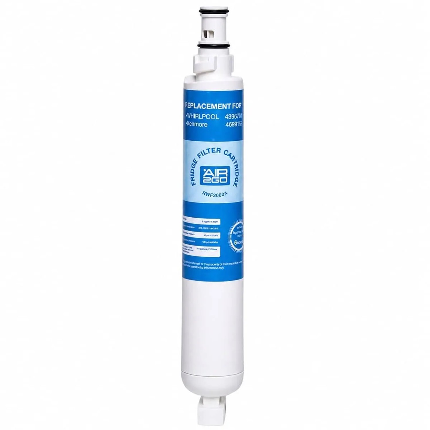 AIR2GO Wasserfilter für Whirlpool 4396701