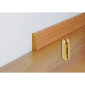 Living by Haro Endkappen Gold, 2 Stück, für Laminat- und Parkett-Sockelleisten.
