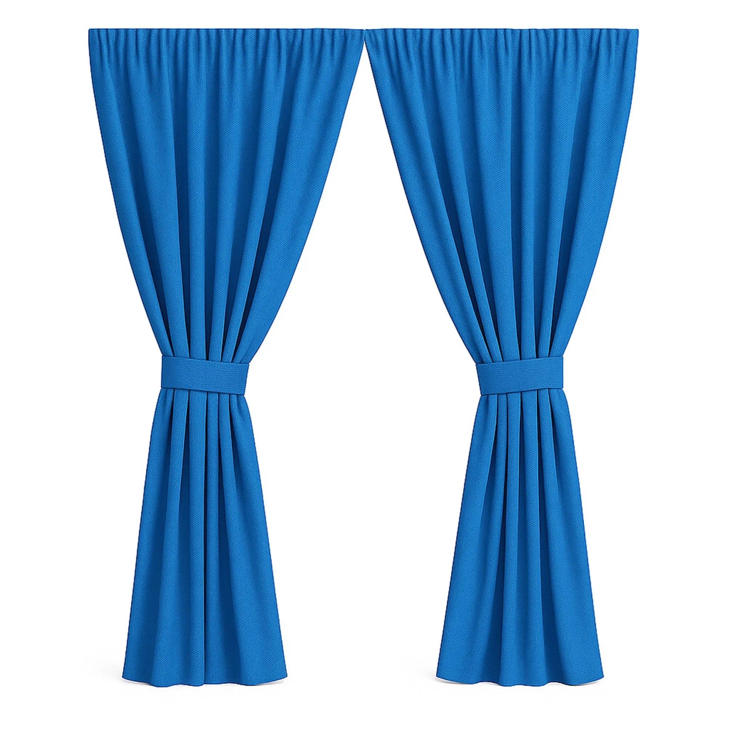 Setgarden Curtain Garden Outdoor Vorhang 2 x 155 × 200 cm – Balkon Vorhang 1tlg Blau