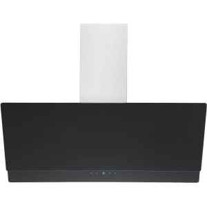 Respekta Kopffreihaube CH77090SA, 90cm, Schwarzglas, EEK: A