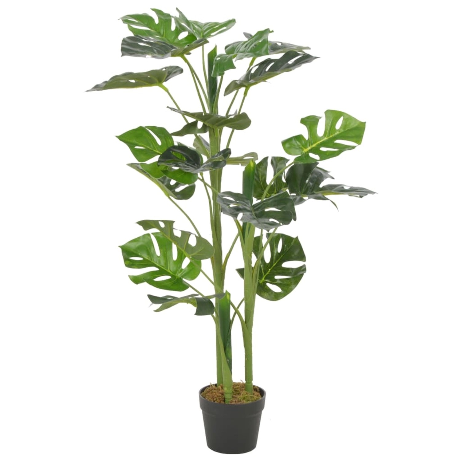 furnicato Künstliche Pflanze Monstera mit Topf Grün 100 cm günstig online kaufen