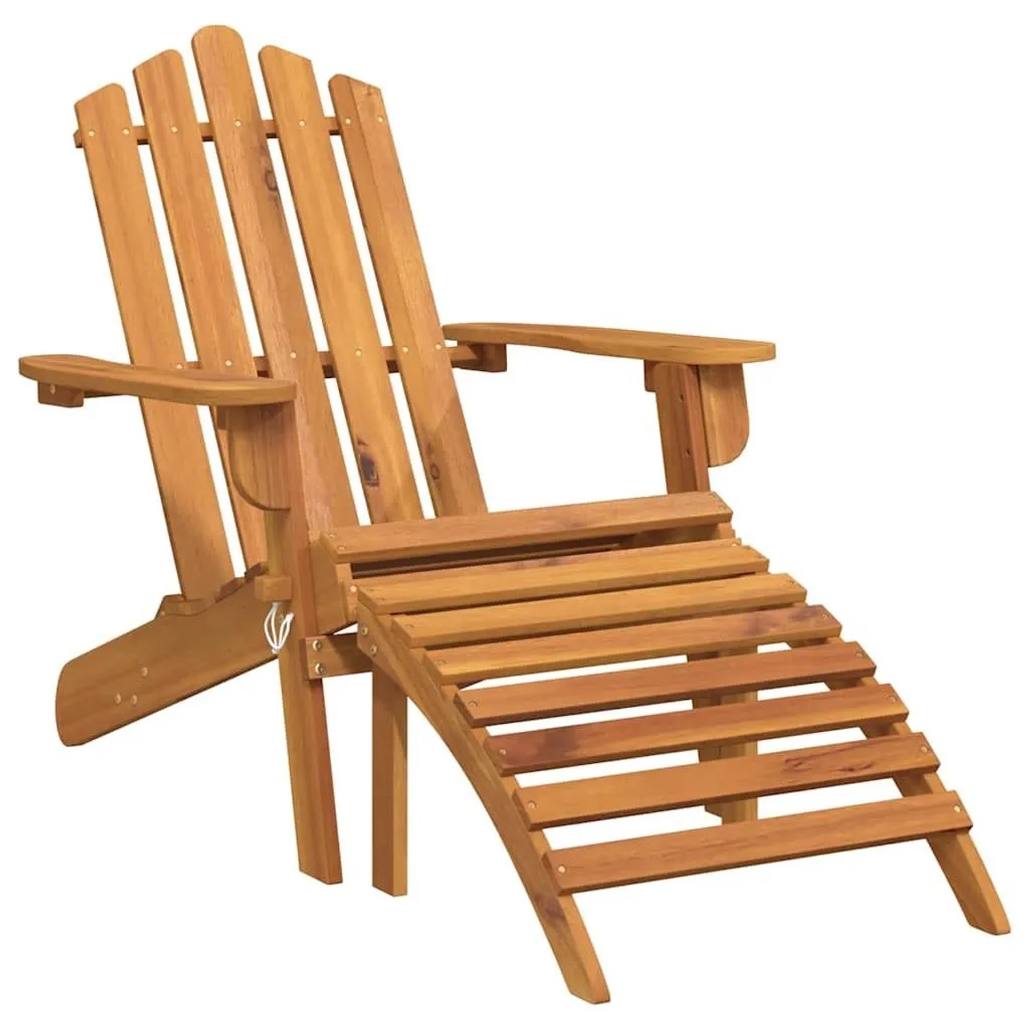 vidaXL Adirondack-Gartenstuhl mit Fußstütze Massivholz Akazie 316831