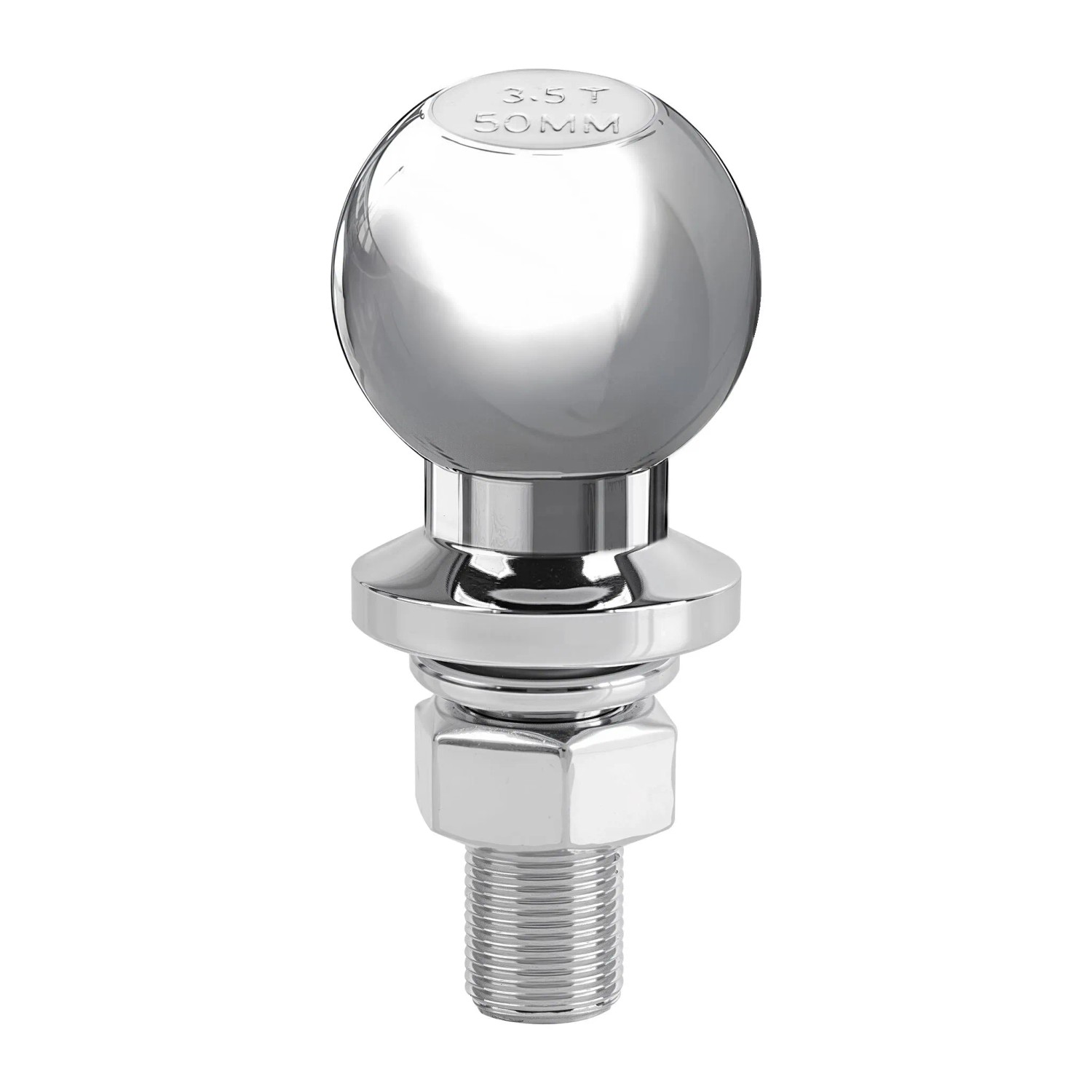 Wiltec Anhängerkupplungskugel 50Mm 35T Kugelkopf Anhängerkupplung Kugelkupplung