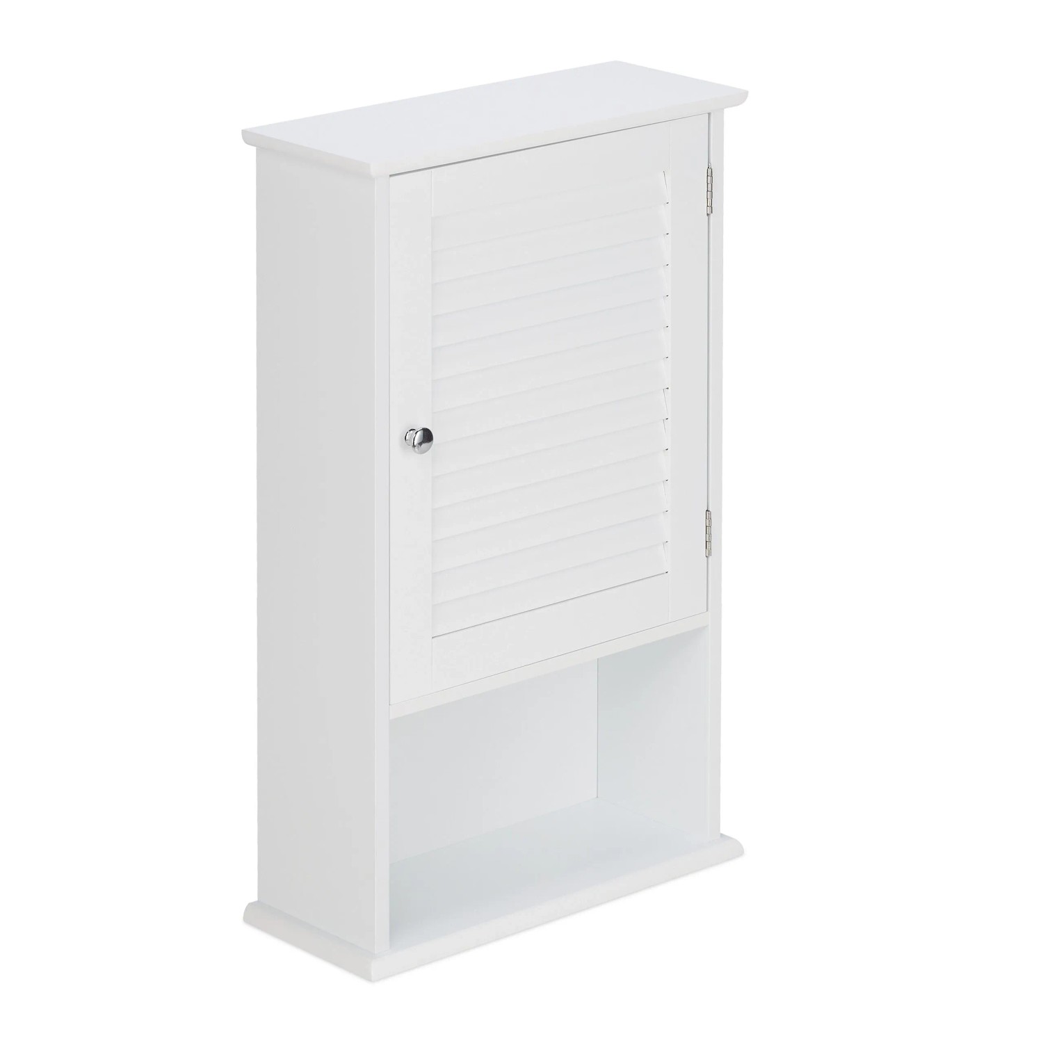 Relaxdays Badschrank MDF Weiß Kompakt Wandmontierbar 70 cm x 42 cm x 16,5 cm 6,7 kg
