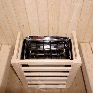Home Deluxe Outdoor Sauna CUBE XL für bis zu 6 Personen