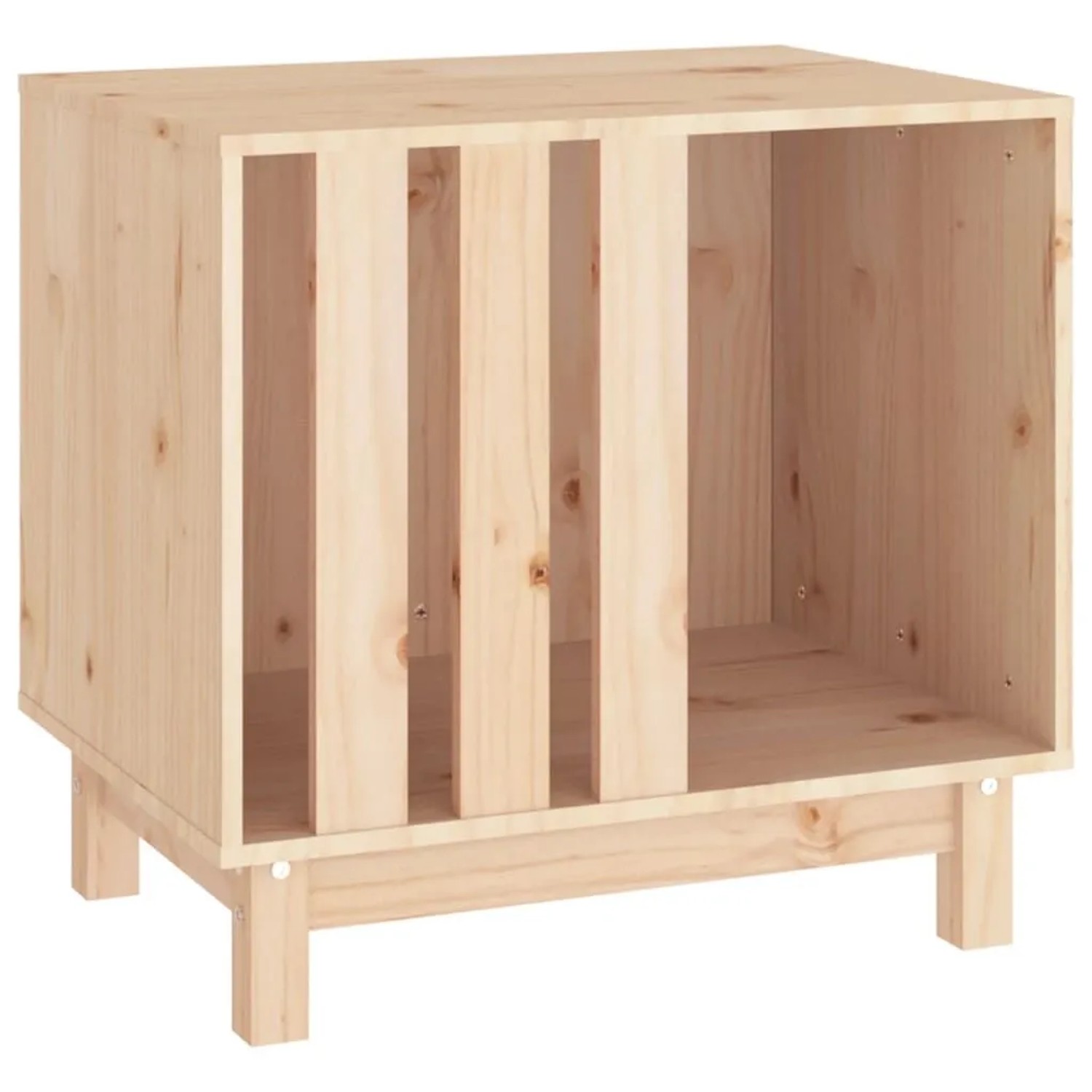 vidaXL Hundehütte 60x45x57 cm Massivholz Kiefer 822476