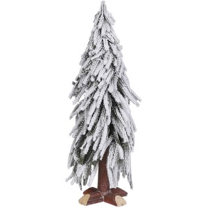 Beschneiter, grüner Deko-Weihnachtsbaum (H45 cm) für die Weihnachtsdekoration.