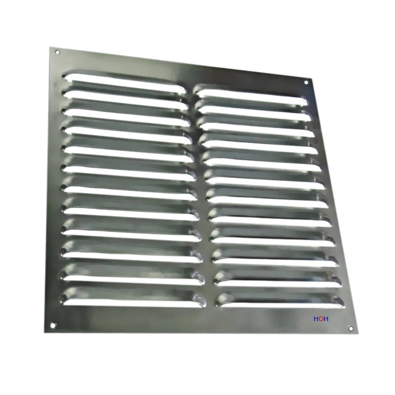 Häusler Lüftungsgitter LG 2525 A Lamellengitter Alu F1 250 x250mm Abluftgit günstig online kaufen