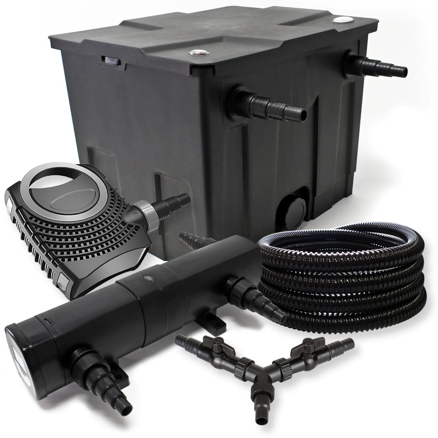 Sunsun Filter Set 12000L Teich 36W Teichklärer Neo8000 70W Pumpe 25M Schlauch