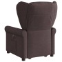 vidaXL Relaxsessel mit Aufstehhilfe Elektrisch Dunkelbraun Stoff 3303399_6