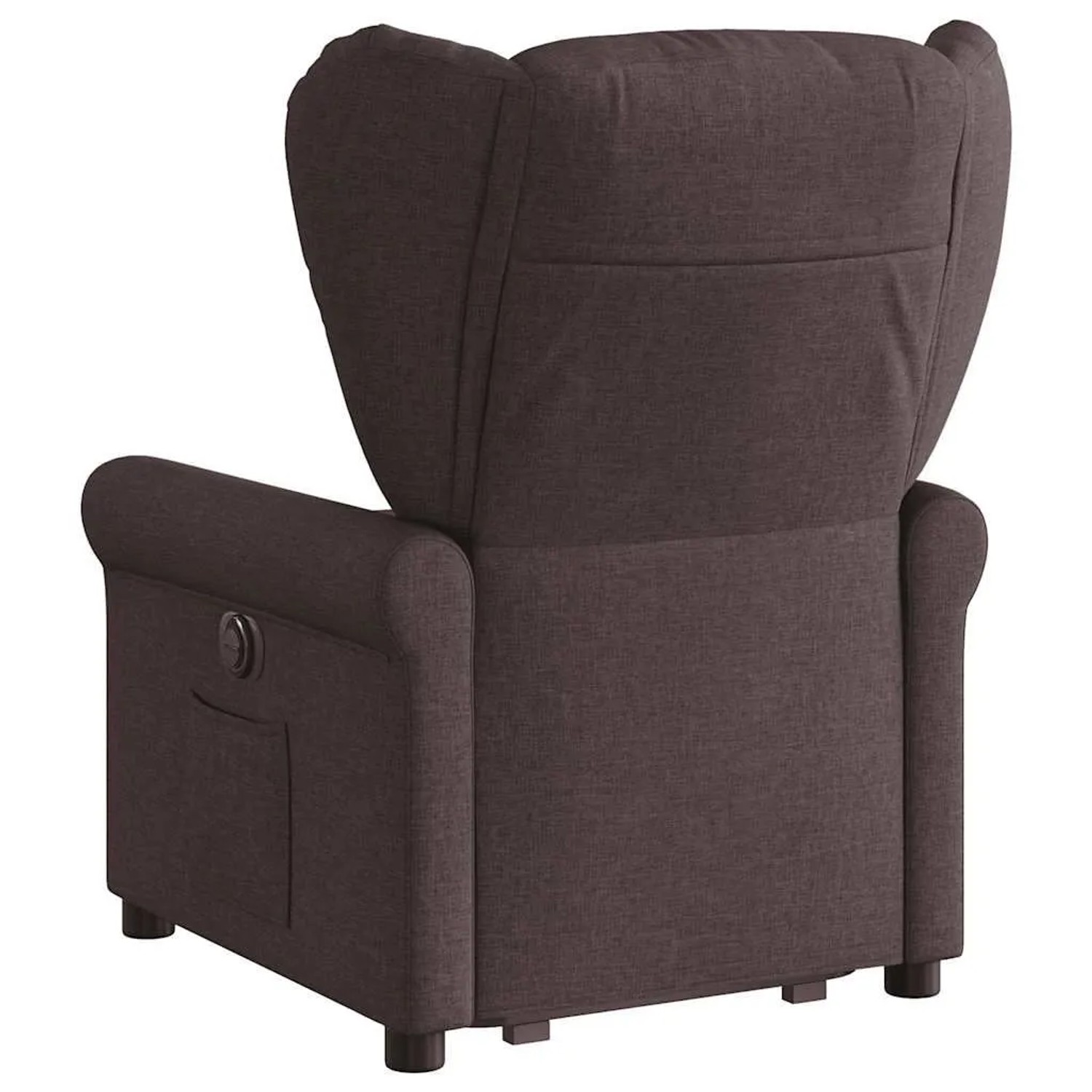 vidaXL Relaxsessel mit Aufstehhilfe Elektrisch Dunkelbraun Stoff 3303399_6