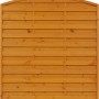 Sichtschutzzaun Element München, Pinie, 180x180cm, aus Kiefernholz mit geriffelten Brettern.