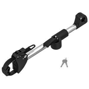 Eufab Strap-Rahmenhalter, verstellbarer Fahrradträger-Zubehör für Heckträger, 40 cm lang.