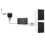 Growatt NOAH 2000 Solarspeicher x2 für Balkonkraftwerk mit Solarmodulen und Anschluss.