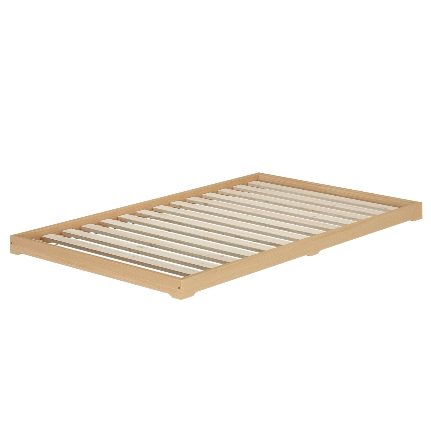 Erst-Holz Flurbett Bettrahmen 120 x 200 cm Buche Massiv Zubehör Wählbar Modell 66 Rollrost inkl.