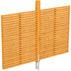 Skan Holz Rhombus Rückwand, 291x160 cm, Fichte Eiche hell, Zubehör für Carports