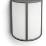 Philips myGarden LED-Außenwandleuchte Stock, Anthrazit, Aluminium. Moderne Wandlampe für den Außenbereich.