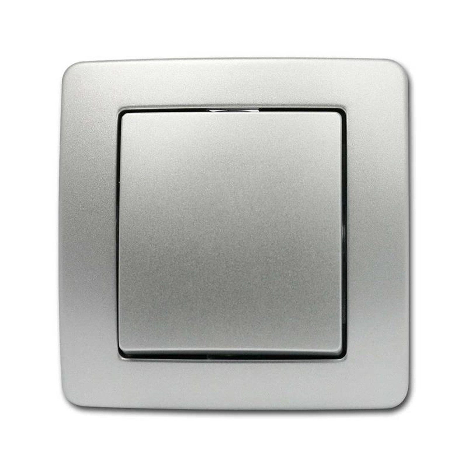 TEM EKONOMIK Kreuz Schalter Silber 250V10A UP