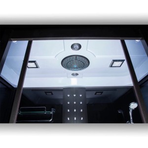Kerra Hydromassagekabine XL 151x86 cm mit Duschwanne