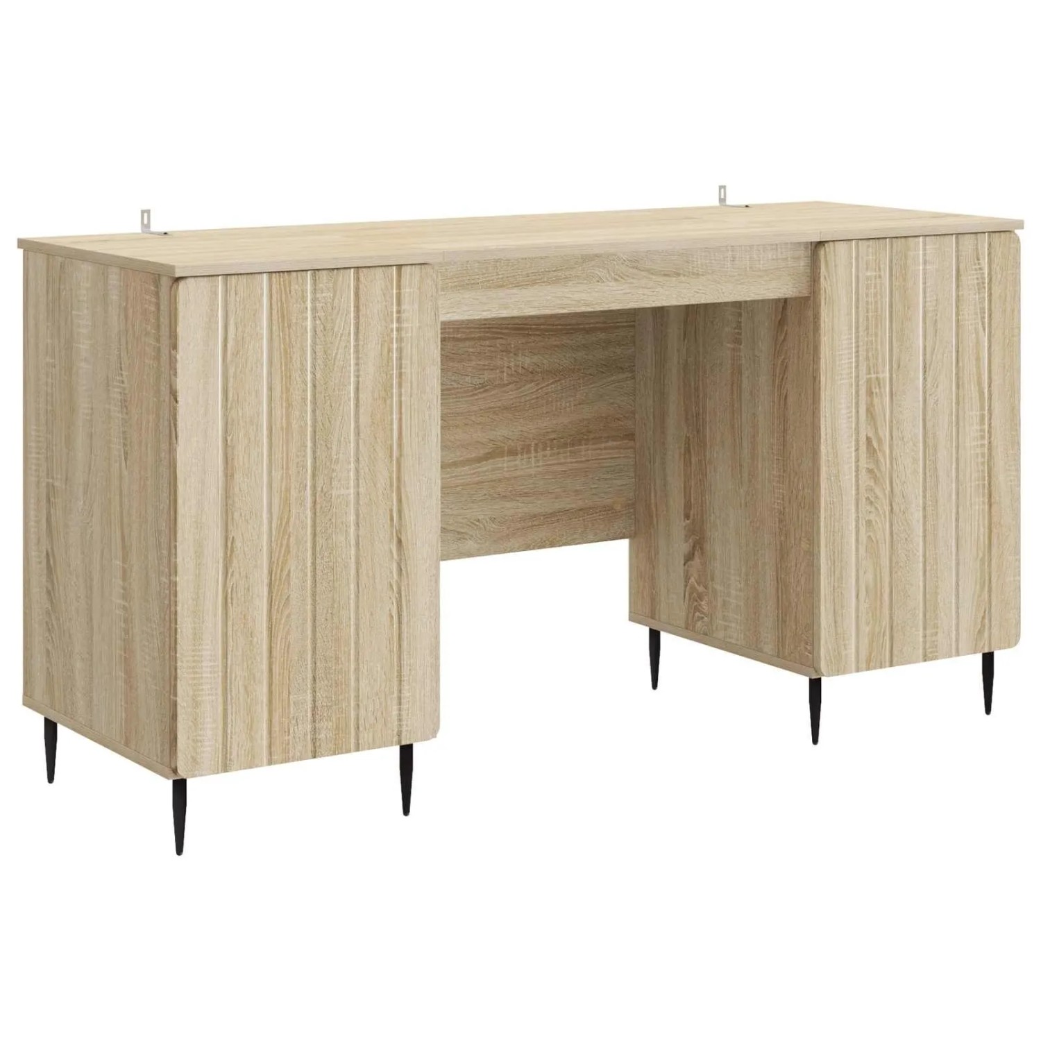 vidaXL Schreibtisch Sonoma-Eiche 142,5 x 50 x 75 cm Holzwerkstoff 3414587
