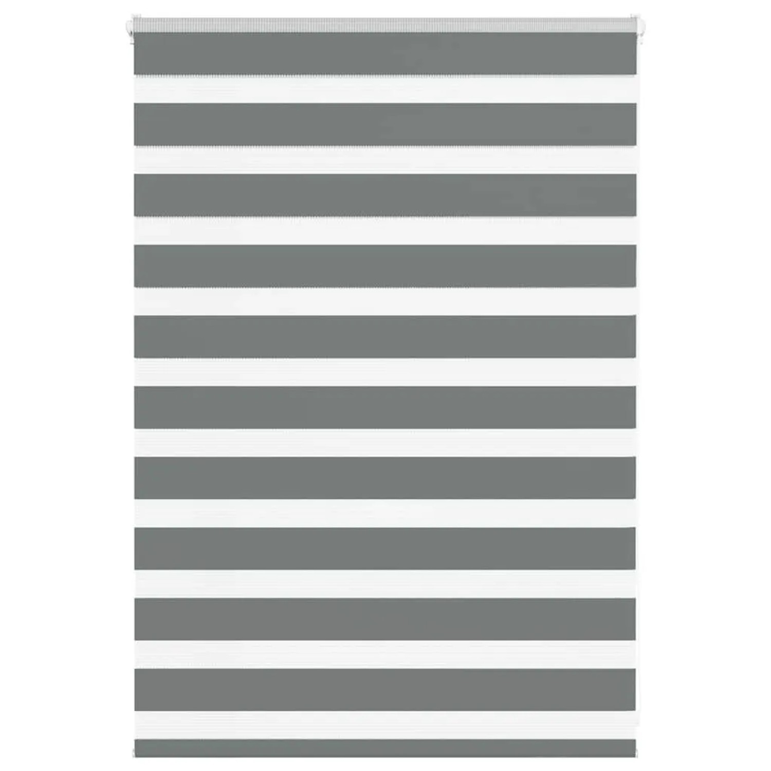 vidaXL Doppelrollo Dunkelgrau 115x100 cm Stoffbreite 110,9 cm Polyester 4014108