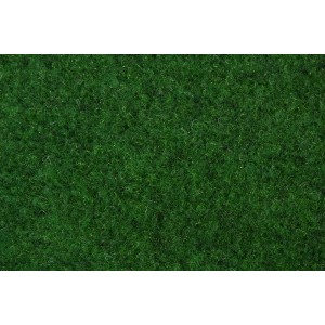 Detailaufnahme des grünen Andiamo Nadelfilzrasen Patio 200 cm mit Noppen.