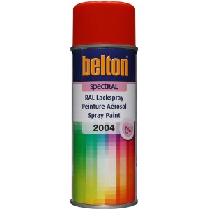 Belton SpectRAL Reinorange, hochglänzend. Buntlack-Spray für innen & außen, 400ml.