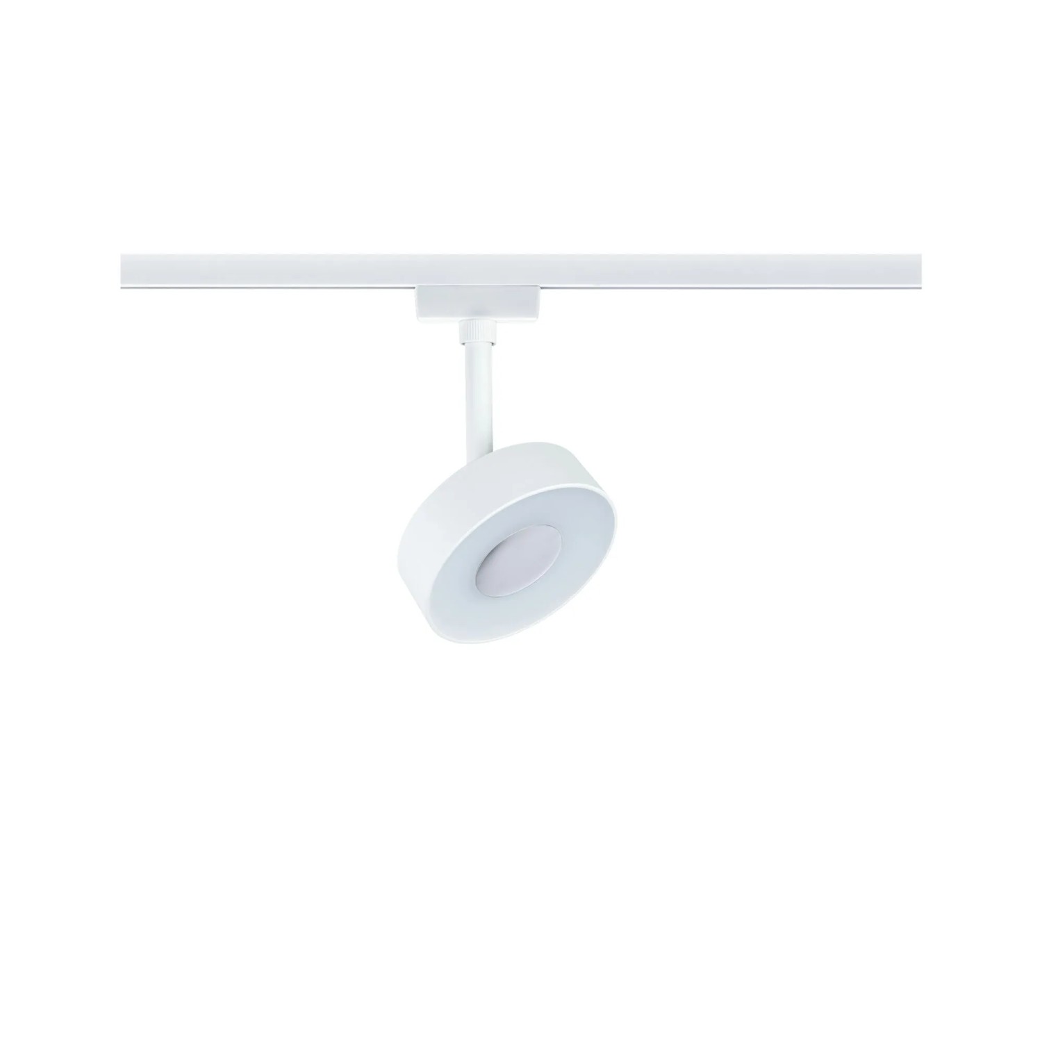 Paulmann URail LED-Spot Circle, signalweiß, 10cm, Neutralweiß, für Schienensystem