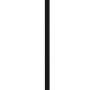 Schwarzer Gartenstecker Tulpe aus Metall, 96 cm hoch, für Beet und Pflanzkasten.