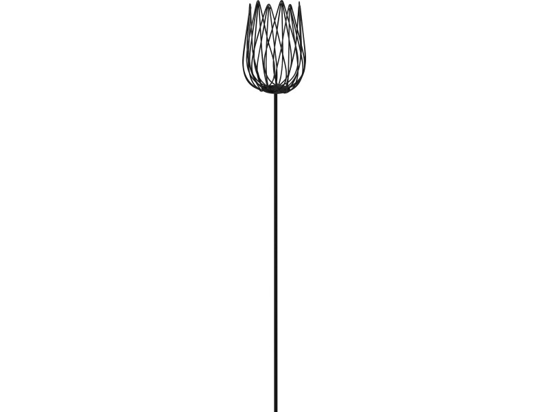 Gartenstecker Tulpe cm 96 kaufen OBI Schwarz bei