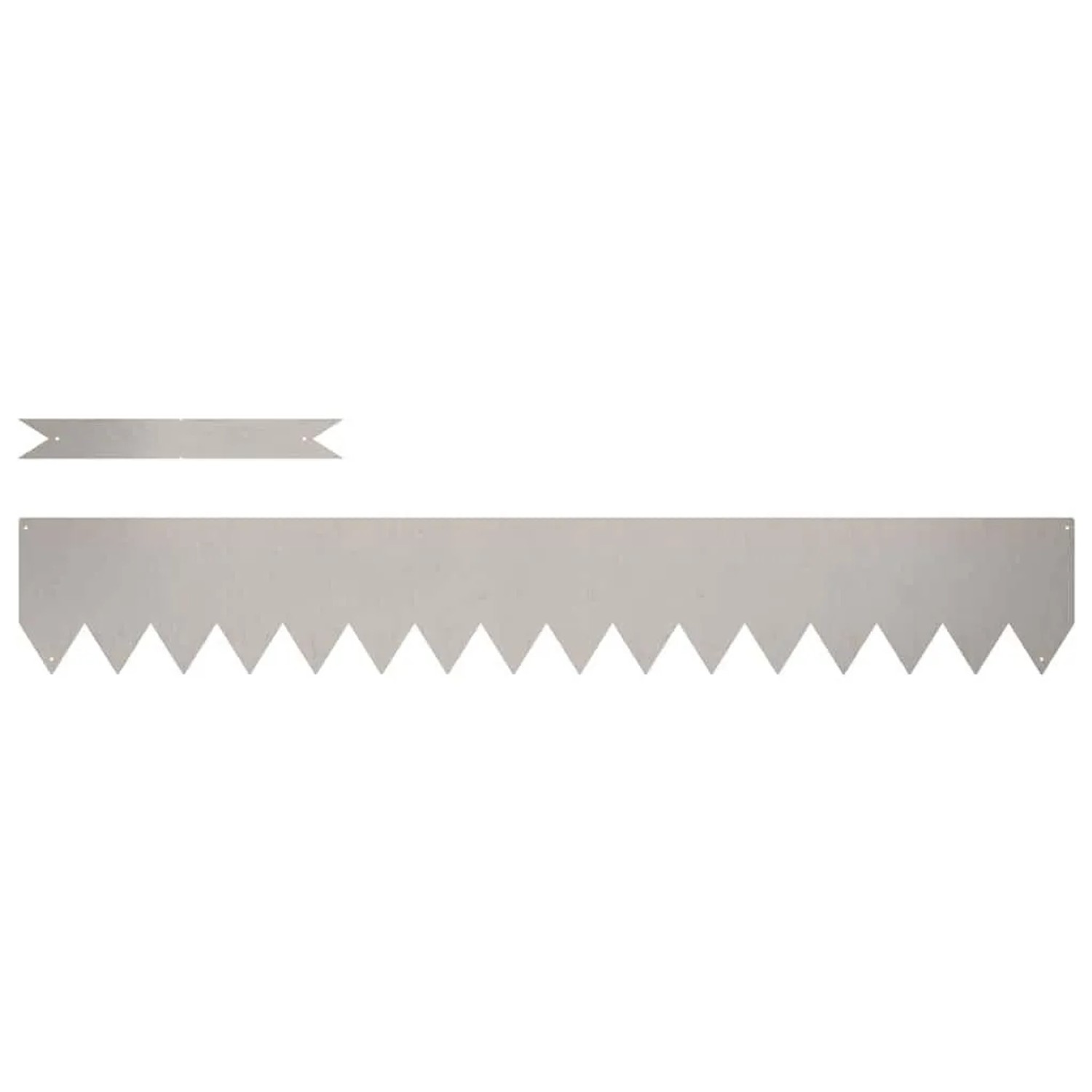 vidaXL Raseneinfassung 50 Stk Braun 100 x 0,05 x 20 cm Wetterfeststahl 865945