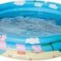 Happy People Peppa Pig Planschbecken, Ø 100 cm, mit 3 Ringen und Peppa Pig Motiven.