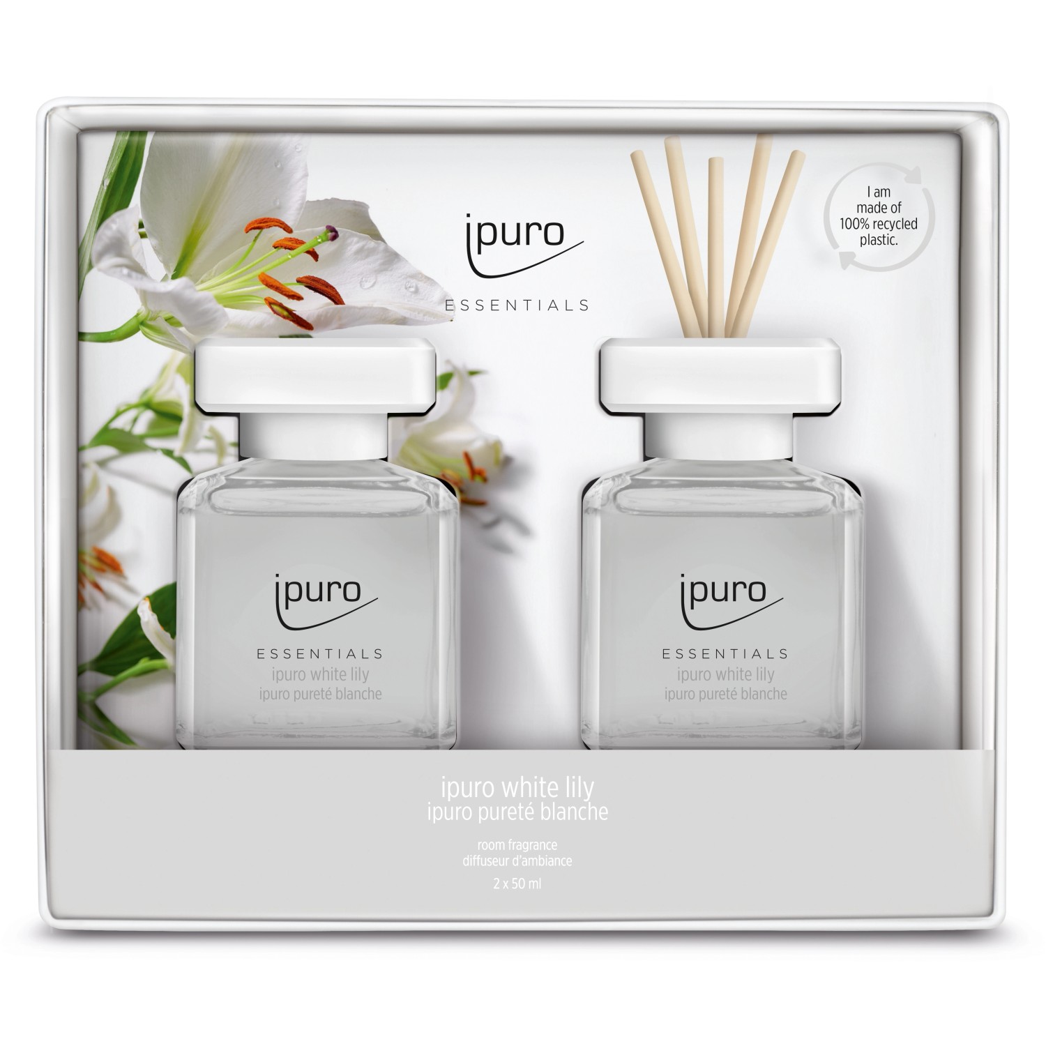 ipuro ESSENTIALS Raumduft White Lily  2x50ml günstig online kaufen