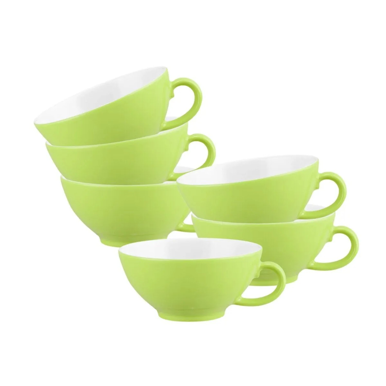 Seltmann Weiden Liberty Pure Colors Teetasse 140 ml 6er Set Lime Green