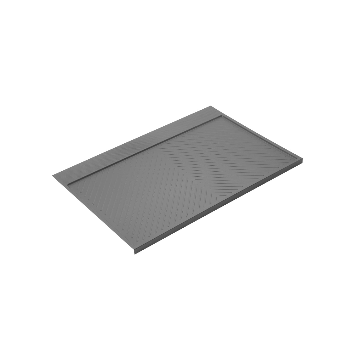 Emuca Schutz für Böden von Küchenmöbeln Modell Sink M80 767 x 580 mm Brettstärke 16 mm Schneidbar Kunststoff Anthrazitgrau