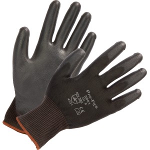 Montagehandschuhe Gr. 8, Nylongewebe mit PU-Beschichtung, für filigrane Arbeiten.