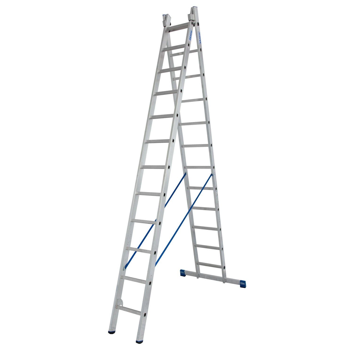 Krause Mehrzweckleiter Stabilo 2 x 12 Sprossen 585 cm x 97 cm x 157 cm